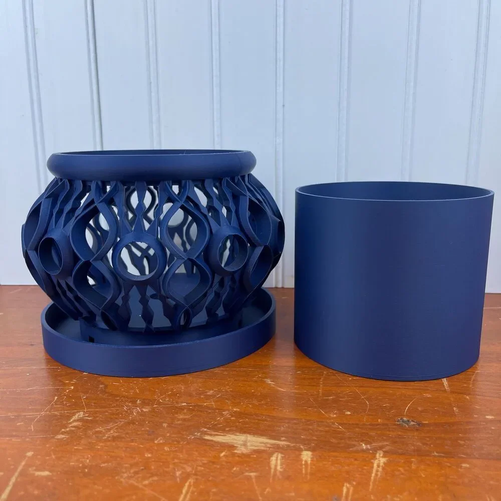 The Lyren Planter Pot & Orchid Pot Hybrid, Orchid Planter with Flower Pot - Picture 3 of 10